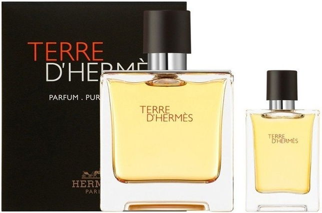 Hermes Terre D´Hermes Pure Parfume Dárková sada Parfém 75 ml a miniaturka 12,5 ml