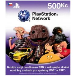 PlayStation Live Cards 500Kč