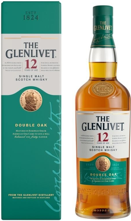 Glenlivet Double Oak 12y 40% 0,7 l (holá láhev)