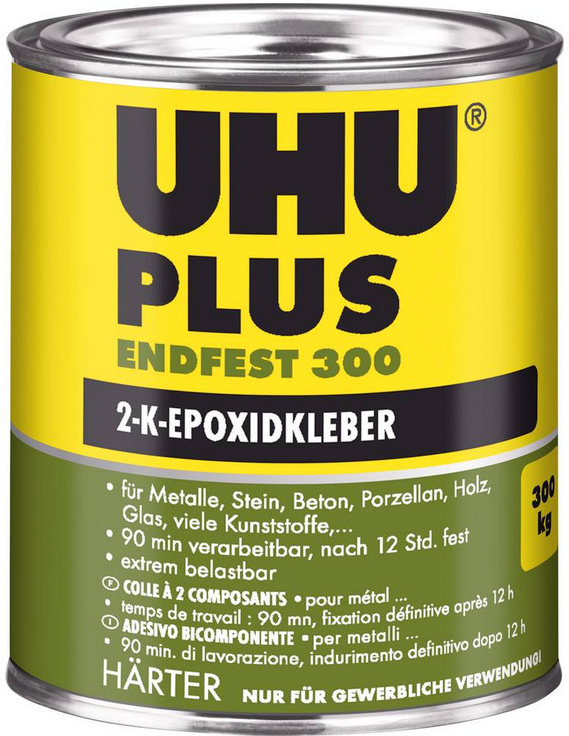 UHU PLUS endfest 300 EPOXY tvrdidlo 740g