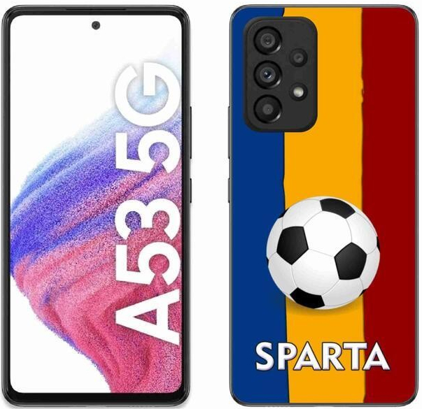 Pouzdro mmCase Gelové Samsung Galaxy A53 5G - fotbal 1