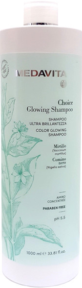 Medavita Choice Color Glowing šampon pro zvýraznění lesku 1000 ml