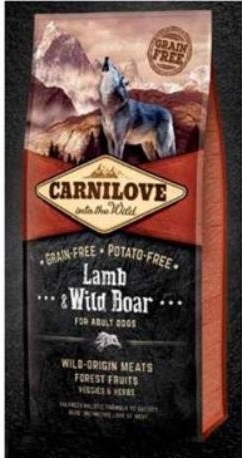 Carnilove Lamb & Wild Boar for Adult Dogs 2 x 1,5 kg