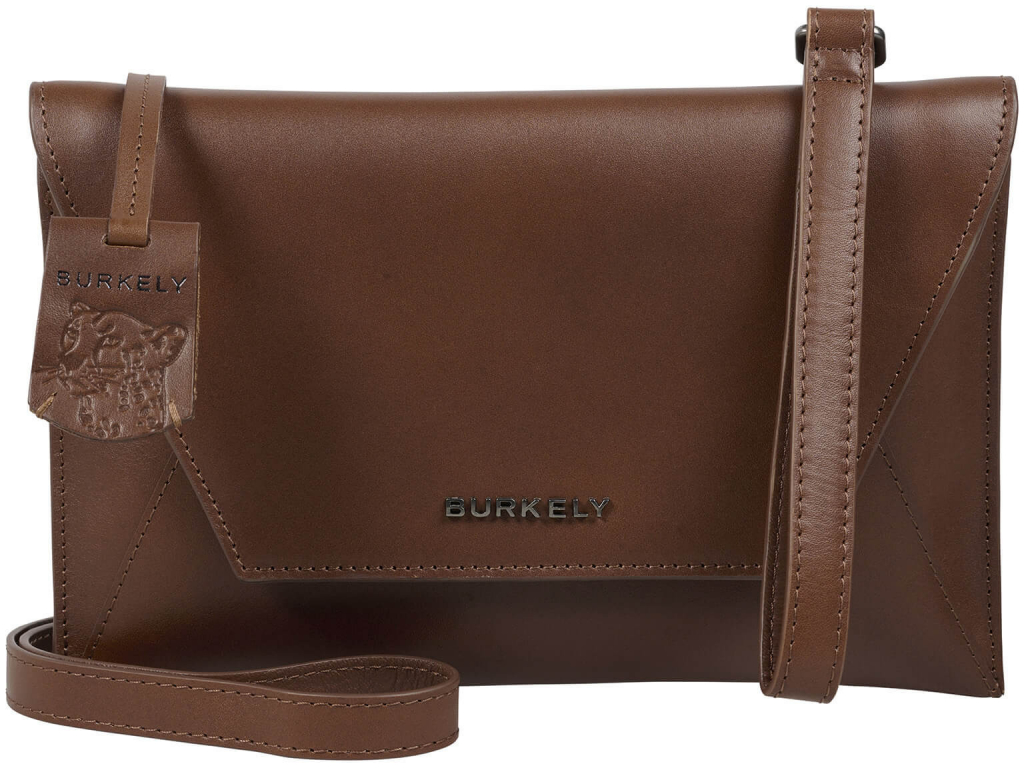 Burkely dámská crossbody kožená kabelka Holles hnědá