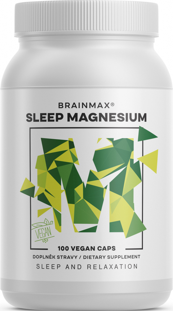 BrainMax Sleep Magnesium, 320 mg, 100 kapslí