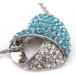 Srdce modré Swarovski