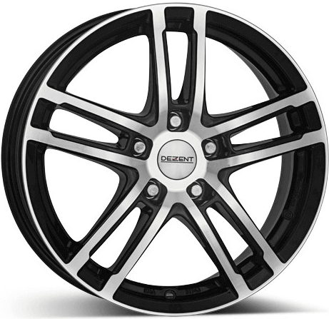 Dezent TZ 7x17 5x105 ET38 black polished