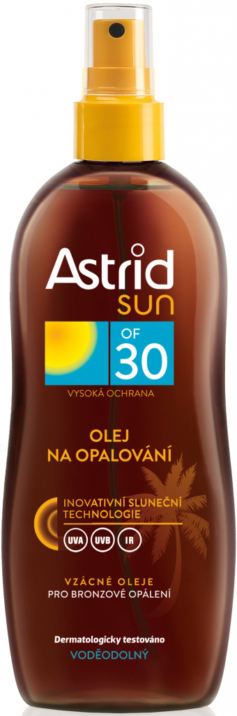 Astrid Sun olej na opalování spray SPF30 200 ml