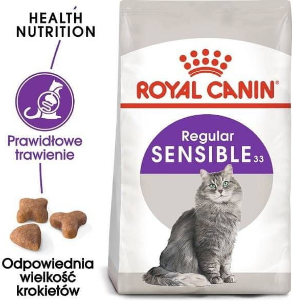 Royal Canin Regular Sensible granule pro kočky s citlivým zažívacím traktem 2 kg