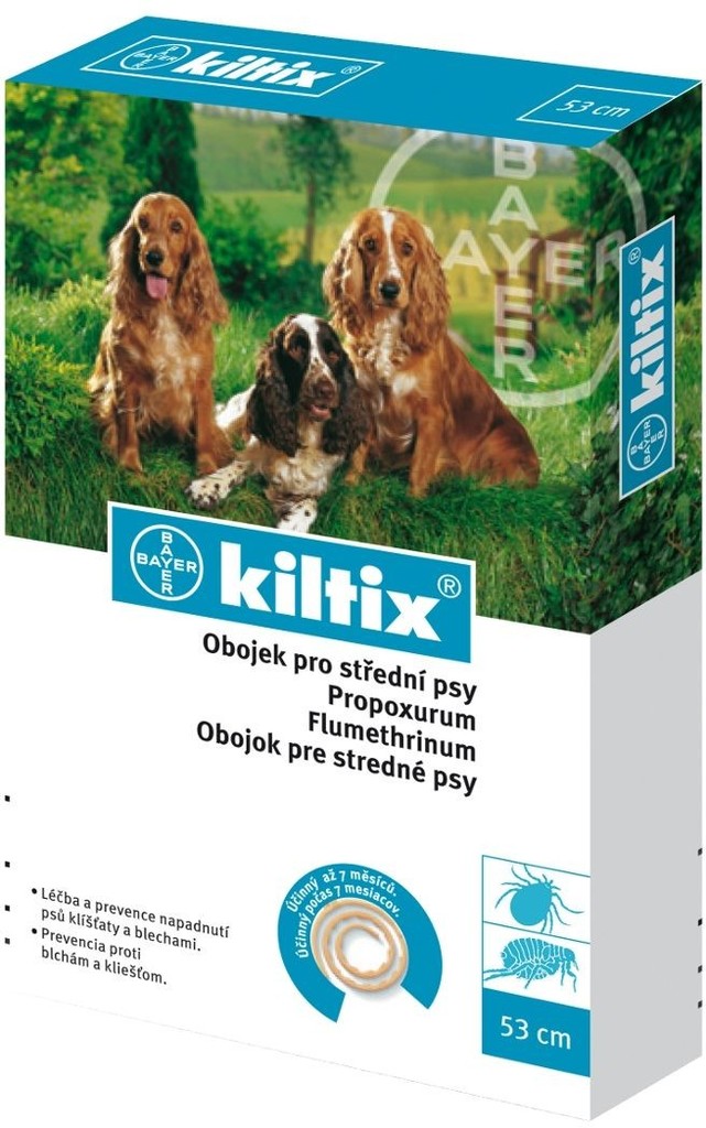 Kiltix Antiparazitní obojek 53 cm