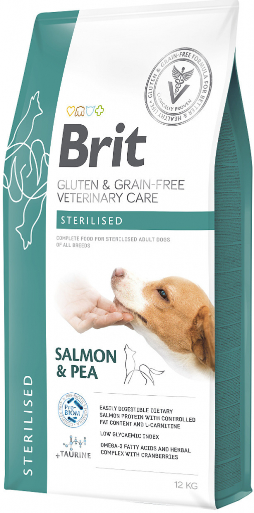 Brit Veterinary Diet Dog Gluten & Grain Free Sterilised 12 kg