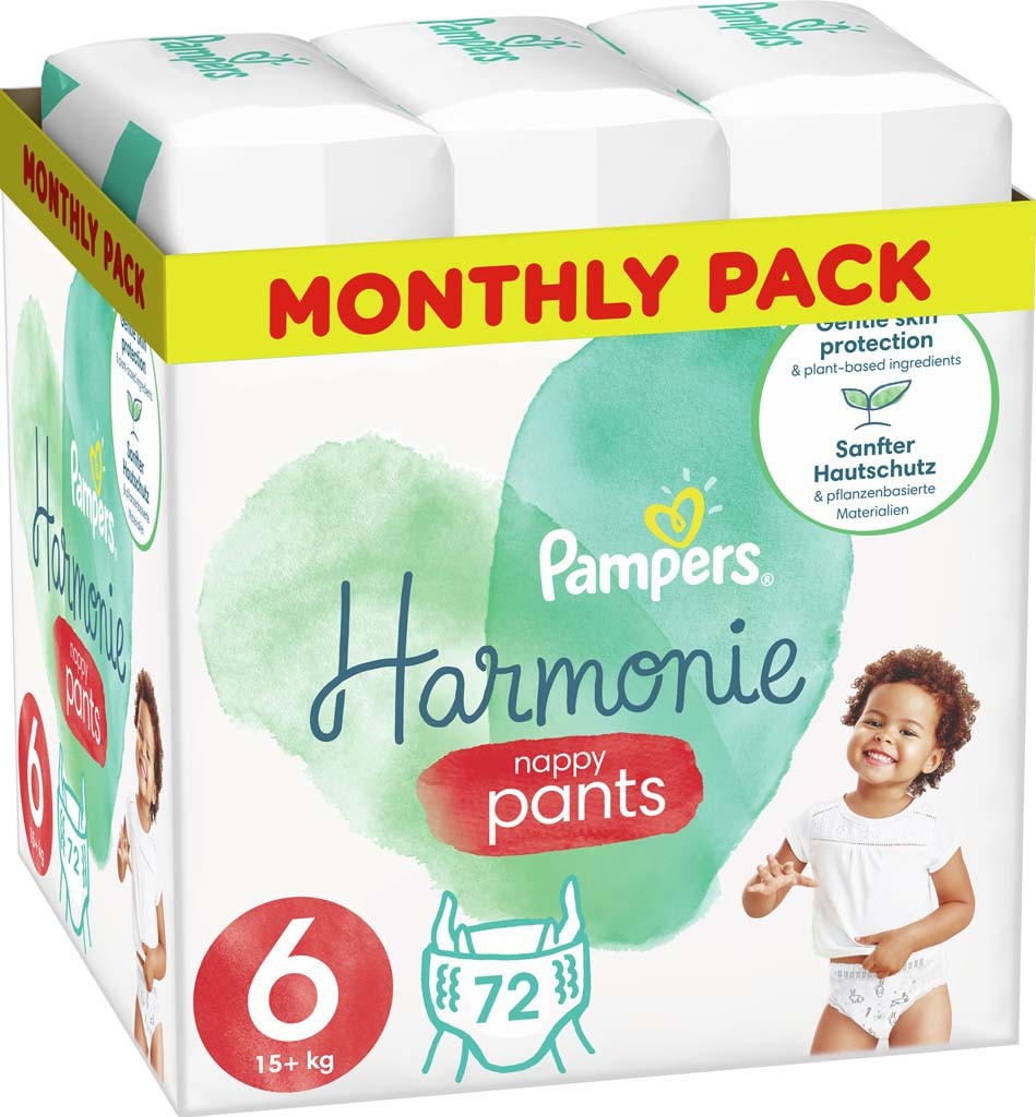 Pampers Harmonie Pants 6 72 ks