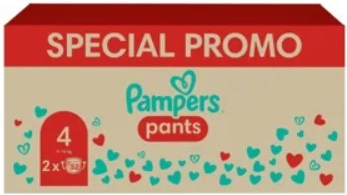 Pampers Pants 4 2 x 52 ks