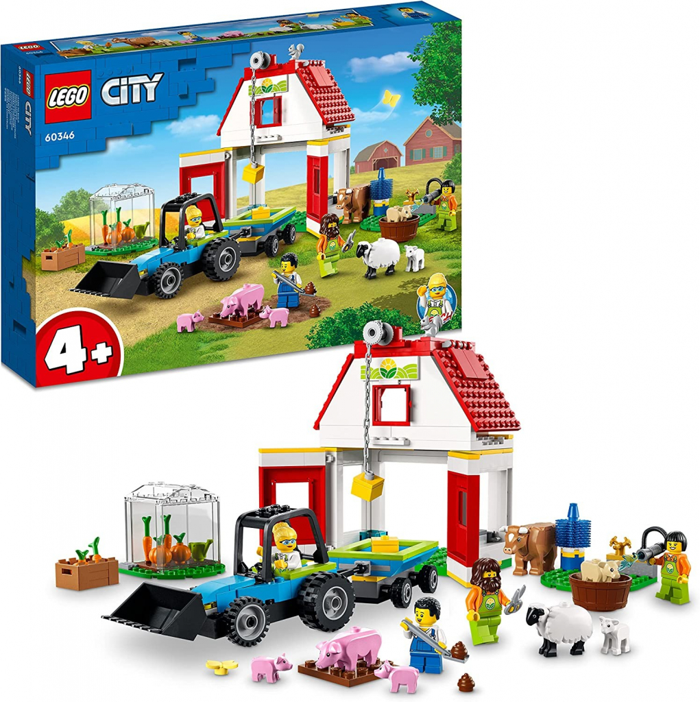 LEGO® City 60346 Stodola a zvířátka z farmy