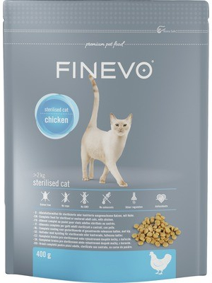 Finevo pro kočky Sterilised Cat kuřecí 400 g
