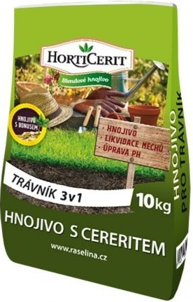 Nohelgarden Hnojivo RAŠELINA HORTICERIT na trávník 3v1 10 kg