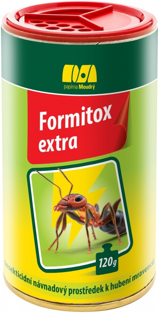 Papírna Moudrý Formitox Extra insekticid k likvidaci mravenců, švábů, rybenek a much 120 g