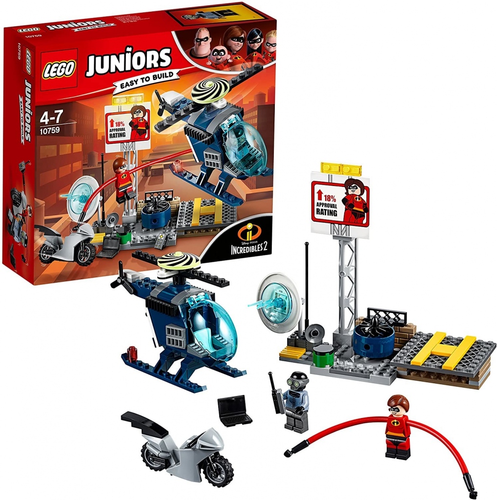 LEGO® Juniors 10759 Elastižena: pronásledování na střeše