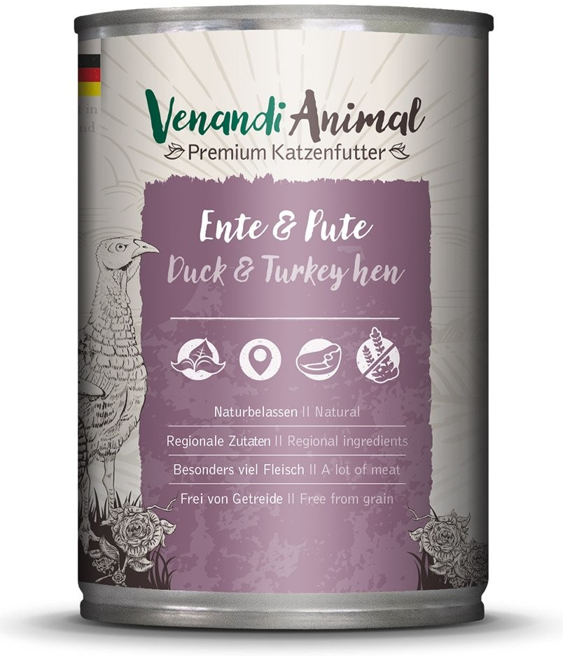 Venandi Animal kachna a krůta 24 x 0,4 kg