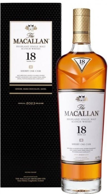 Macallan Sherry Oak 18y 43% 0,7 l (holá láhev)