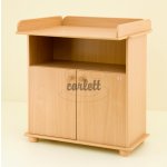 Komoda Míša s přebalovacím pultem, laminát, buk - Scarlett