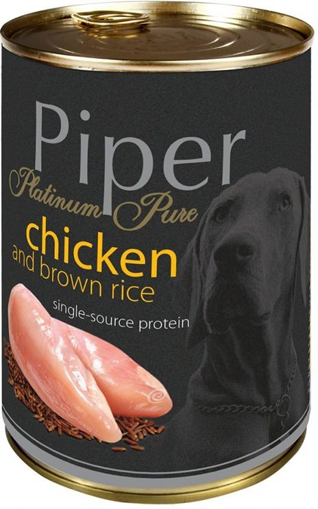 Piper Platinum Pure kuře a hnědá rýže 400 g