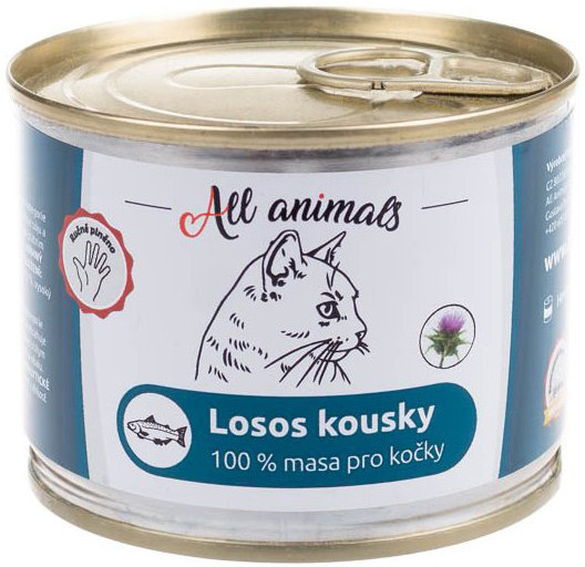 All Animals Cat losos kousky 0,2 kg