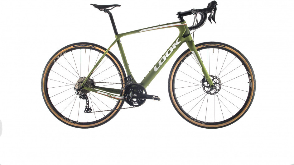 LOOK 765 Gravel Green Mat Grx 600 2X11 Shimano Wh-RS 370 2023