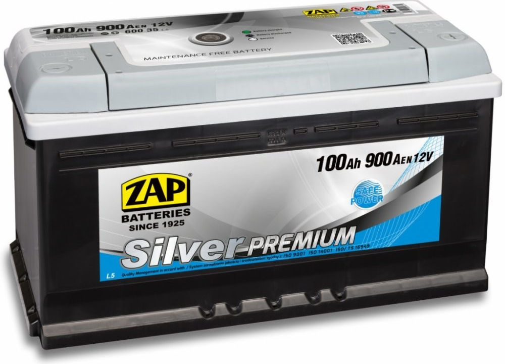 ZAP Silver Premium 12V 100Ah 900A 60035