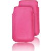Pouzdro kožené Forcell Samsung S5230 Avila/Nokia C5-03/LG GD880, růžové Pouzdro kožené Forcell Samsung S5230 Avila/Nokia C5-03/LG GD880, růžové