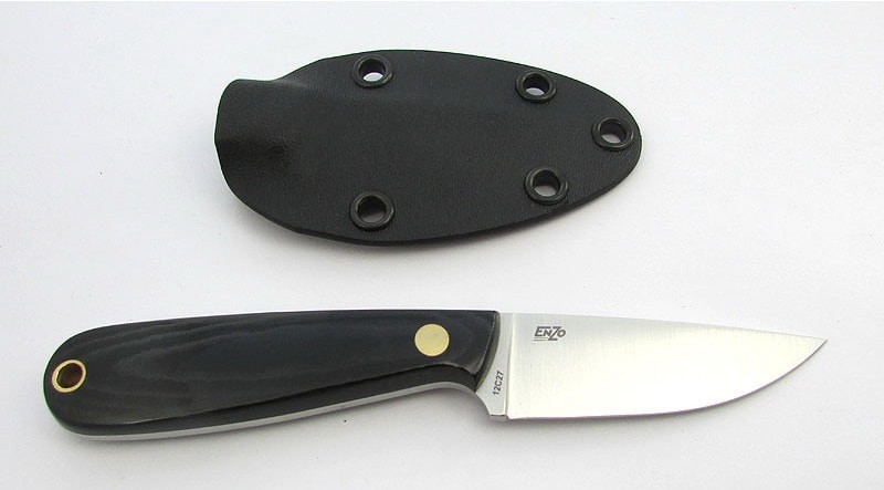 EnZo Necker 70 knife/Kydex/ Micarta