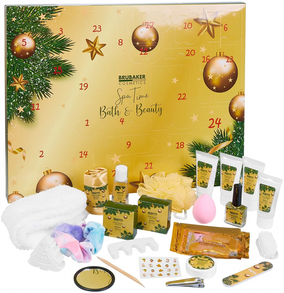 Brobaker Cosmetics Beauty Advent Calendar XXL zlatý