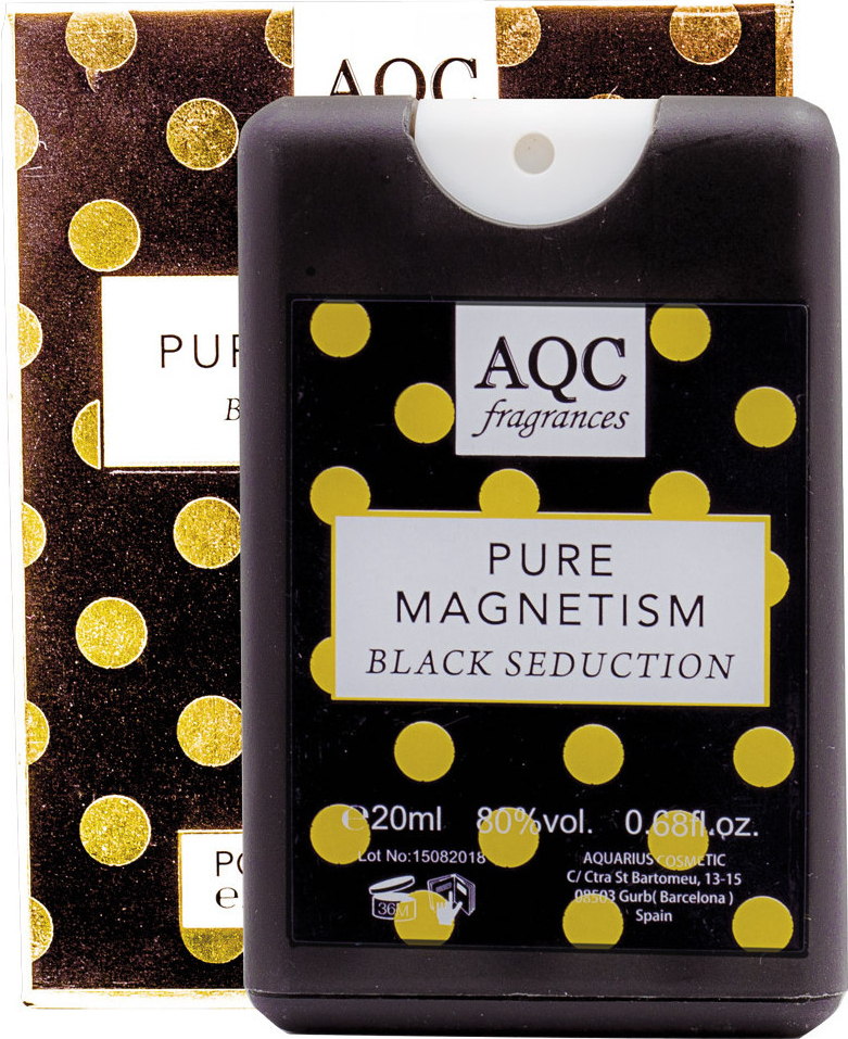 AQC Fragrances Pure Magnetism Black Seduction toaletní voda dámská 20 ml