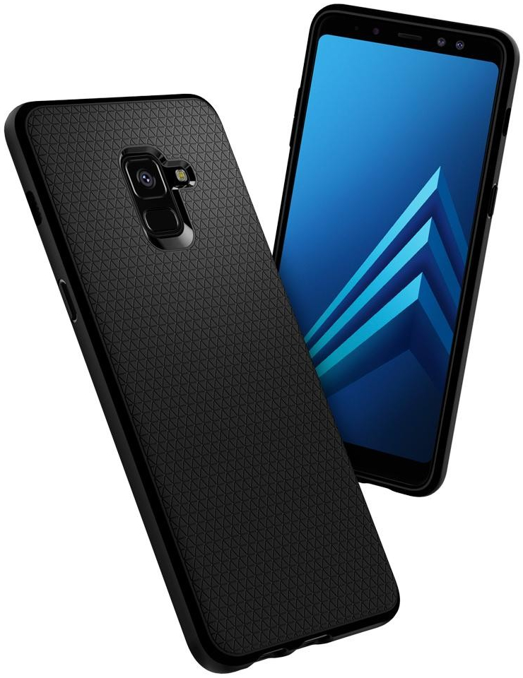 Pouzdro Spigen Liquid Air Samsung Galaxy A8+ 2018 matte černé