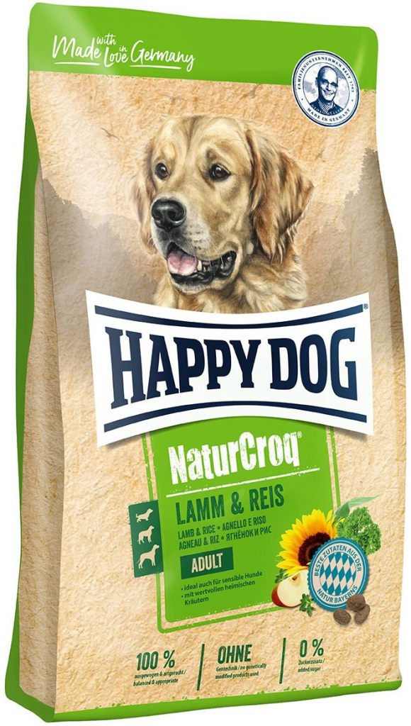 Happy Dog NaturCroq jehněčí a rýže 2 x 15 kg