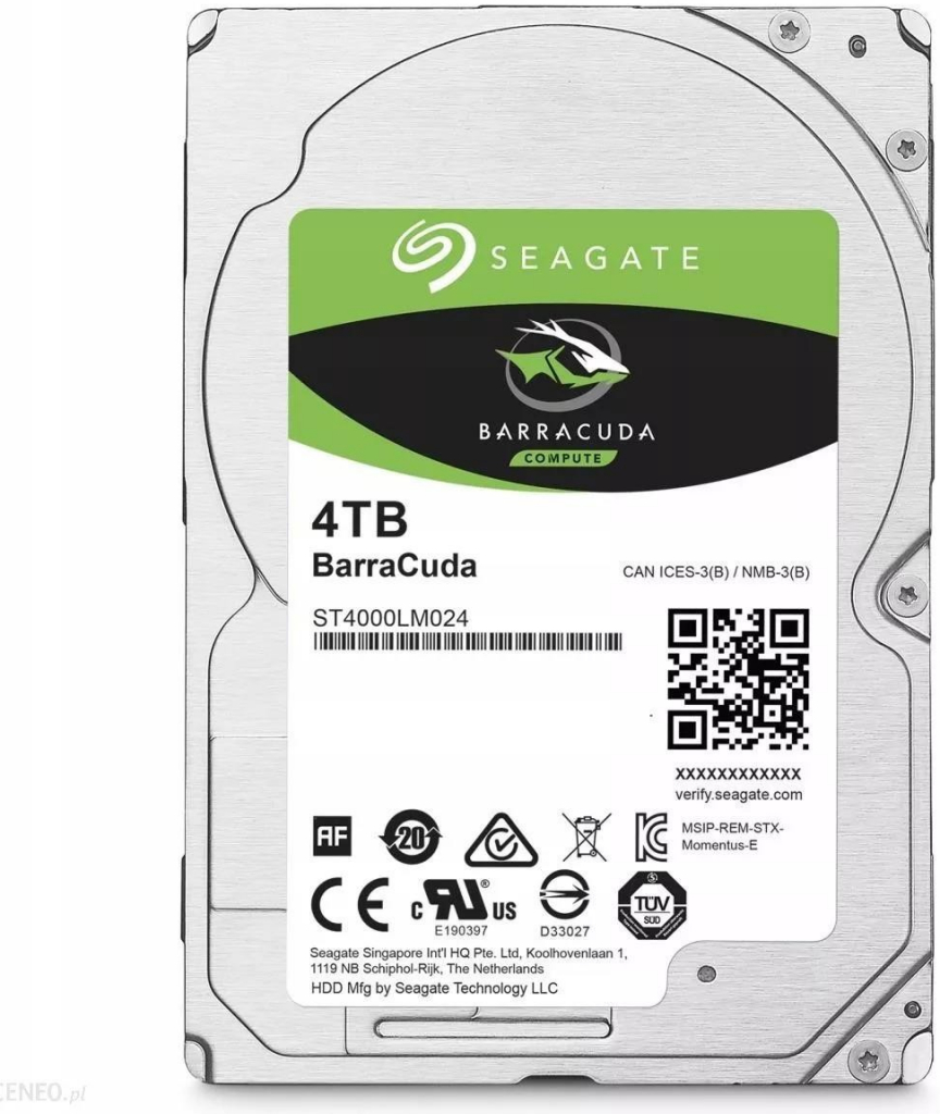 Seagate BarraCuda 4TB, ST4000LM024