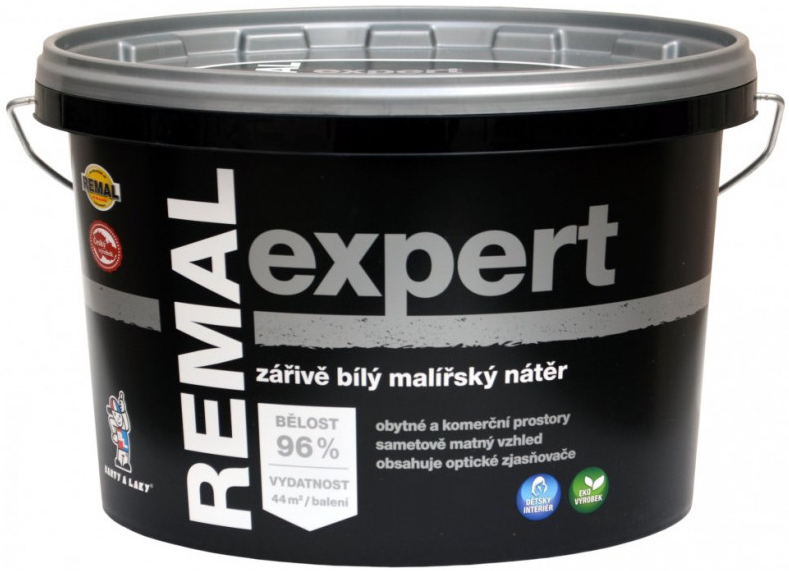 Barvy a laky Hostivař Malířský nátěr REMAL EXPERT - 15+3 kg - bílý