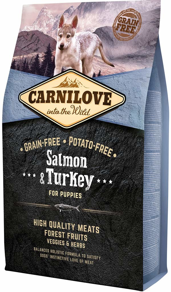 Carnilove Salmon & Turkey for Puppies 4 kg