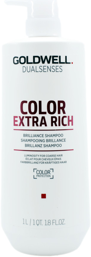 Goldwell Dualsenses Color Extra Rich Brilliance Shampoo Šampon pro pevné a nepoddajné barvené vlasy 1000 ml
