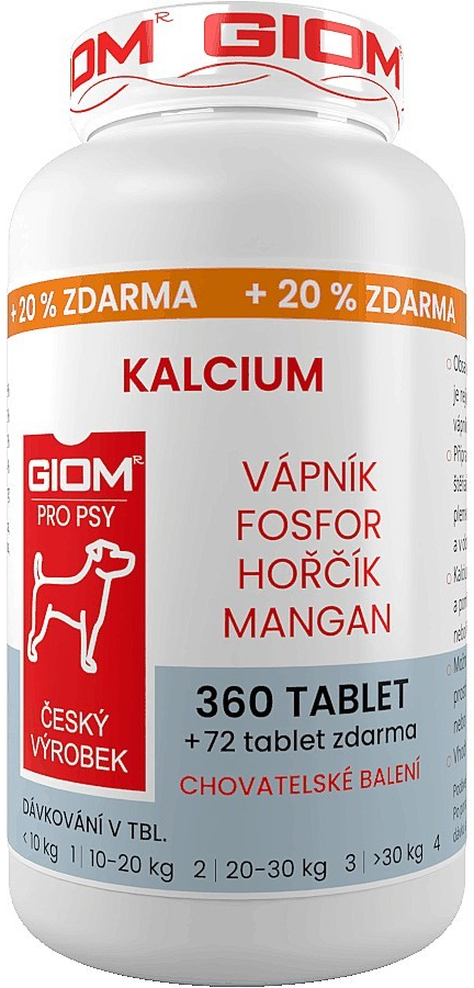 Giom pes Kalcium 360 tbl