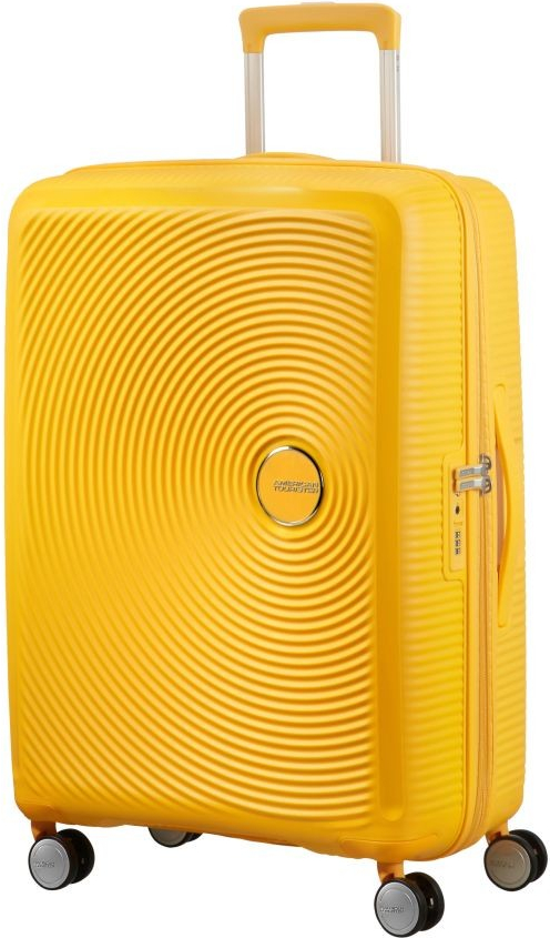 American Tourister SOUNDBOX SPINNER 67 EXP Golden Yellow 32G002-06 Žlutá 71,5 l