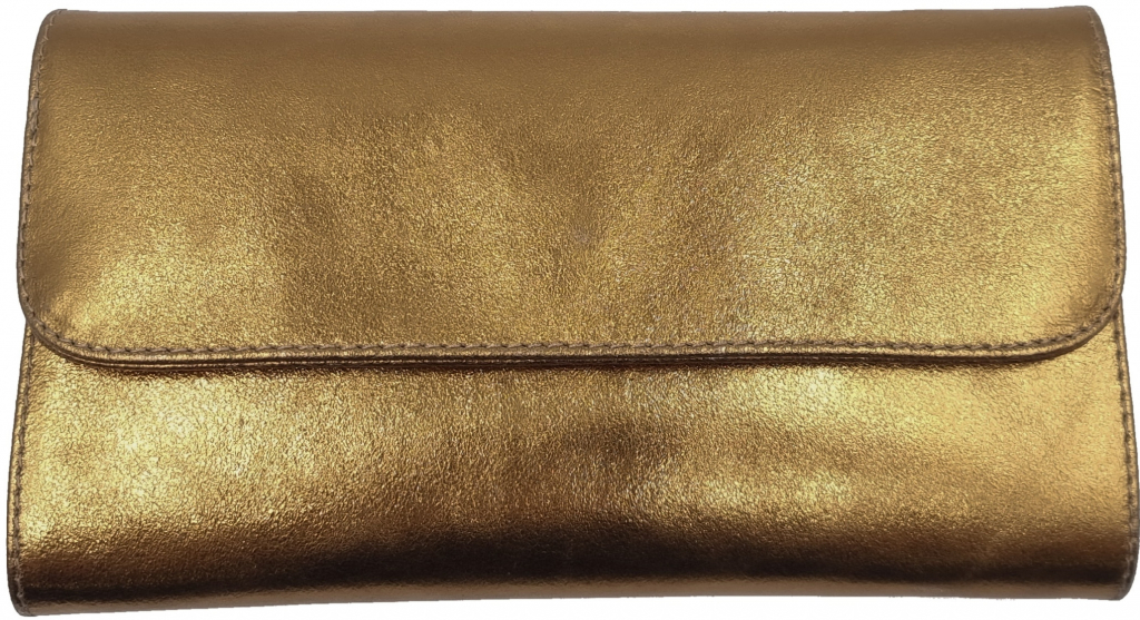 Made In Italy kožená kabelka PSA 10 zlatá