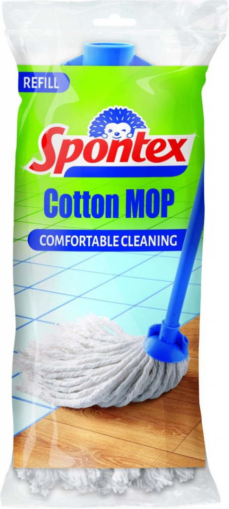 Spontex Cotton Mop bavlněný mop dlouhé třásně náhrada 1 ks