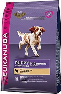 Eukanuba Dog Puppy&Junior Lamb & Rice 12 kg