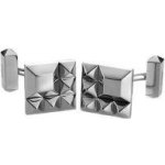 Storm Stud silver manžetové knoflíčky
