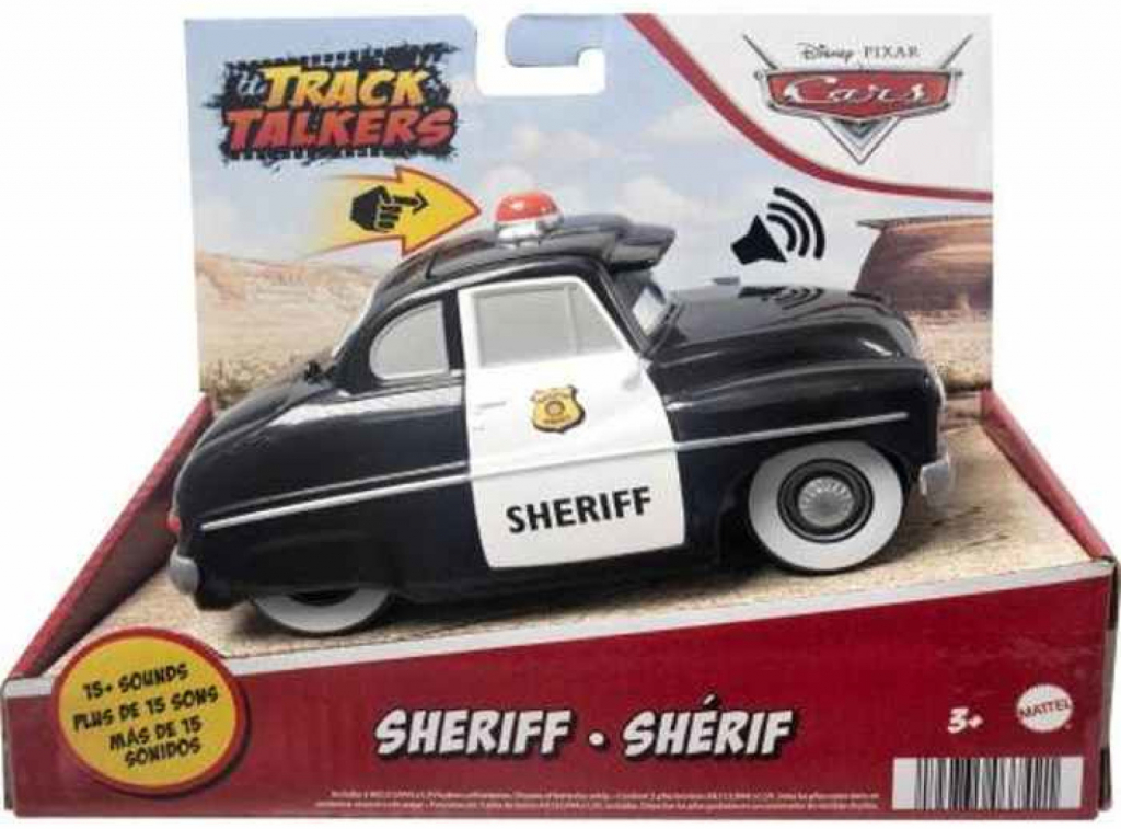 Cars 3 Autíčko Sheriff se zvukem Mattel HFC52