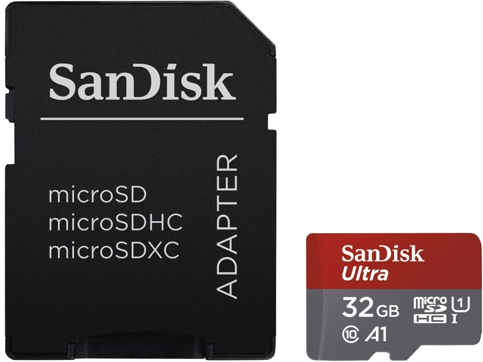 SanDisk microSDHC 32 GB UHS-I U1 SDSQUAR-032G-GN6MA