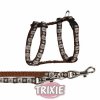 Trixie Coffee nylonový postroj + vodítko pro štěně