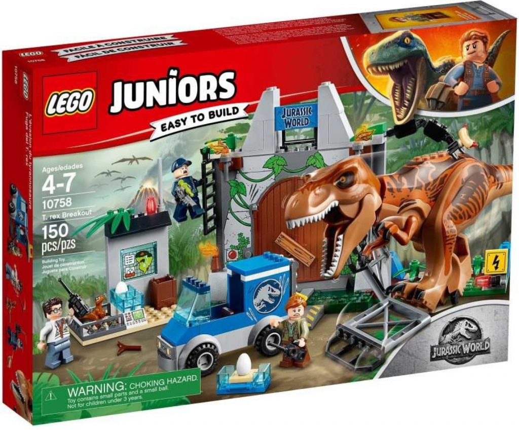 LEGO® Juniors 10758 Jurský svět T. rex Breakout