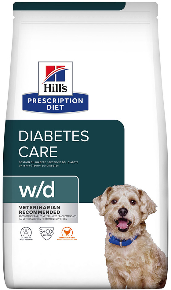 Hill’s Prescription Diet W/D Diabetes Care s kuřecím 4 kg